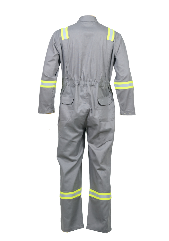 Forge Fr Men's Dark Grey Coverall With Taping