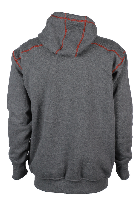 Forge Fr Men's Charcoal Grey Hoodie With Zipper