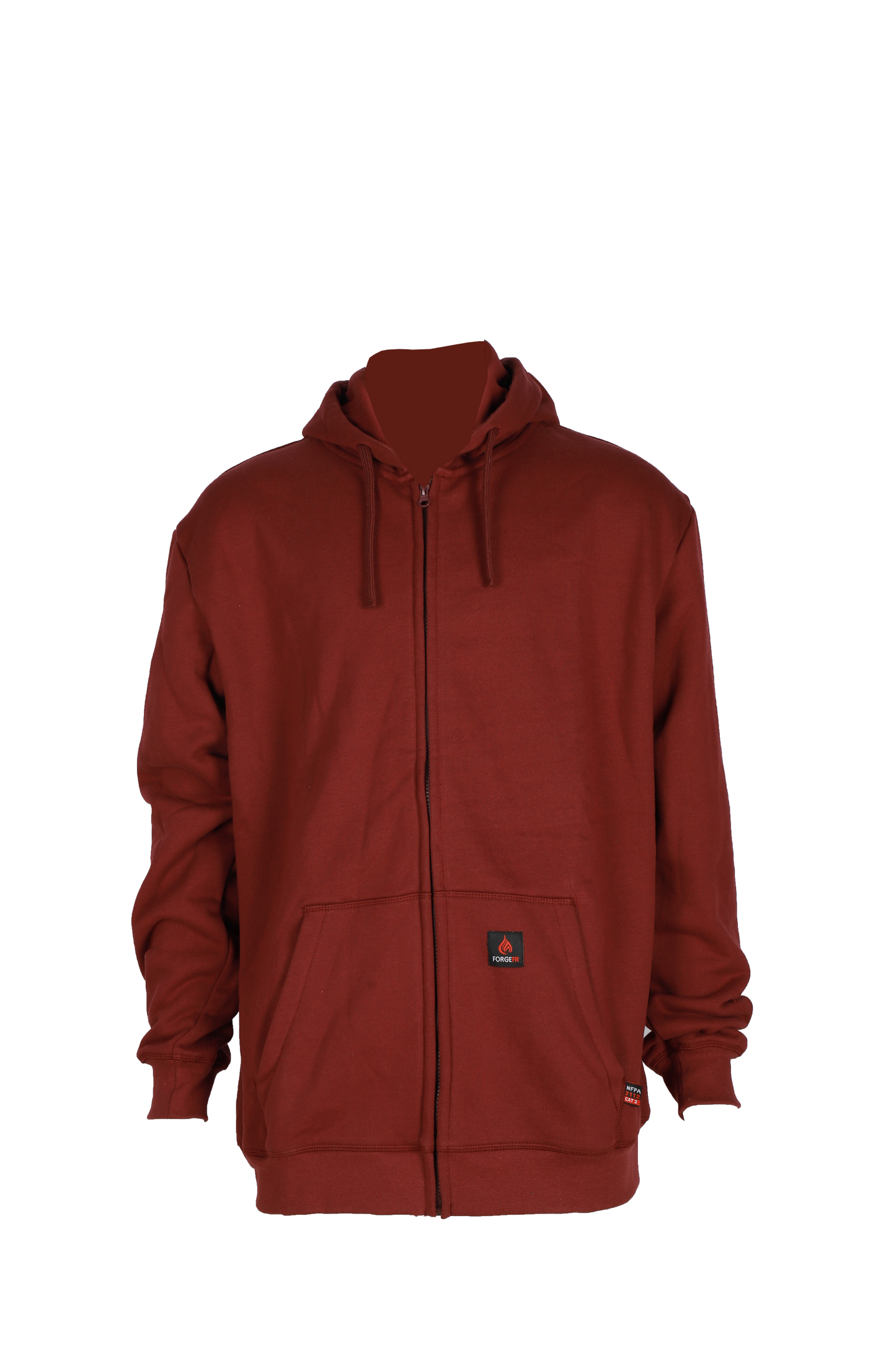 Forge Fr Men's Burgundy Sweatshirt With Hood