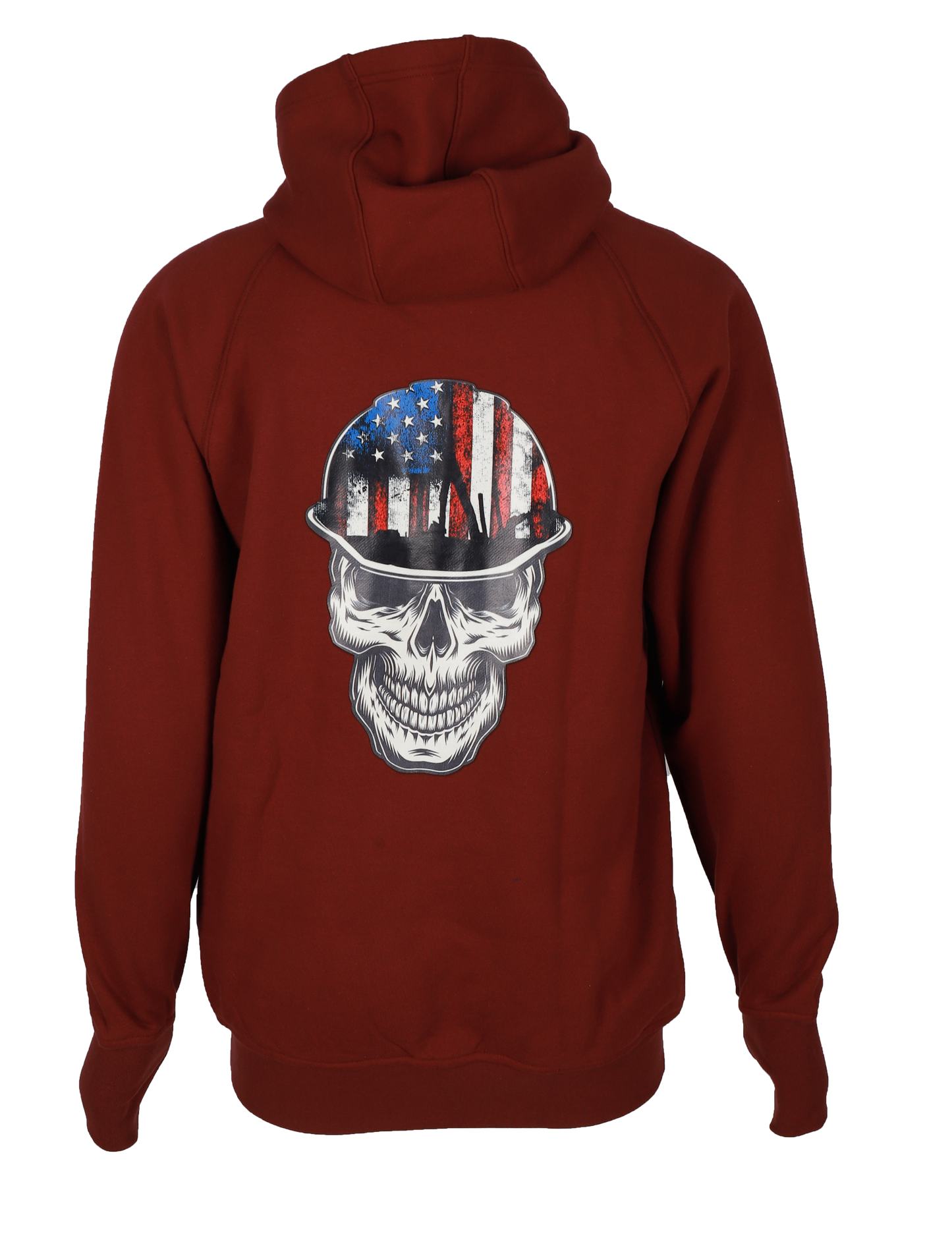 Forge Fr Men's Burgundy Hoodie With Graphic