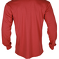 Forge Fr Men's Red Henley Neck Long Sleeve T-shirt