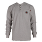 Forge Fr Men's Grey Light Weight Henley Tee