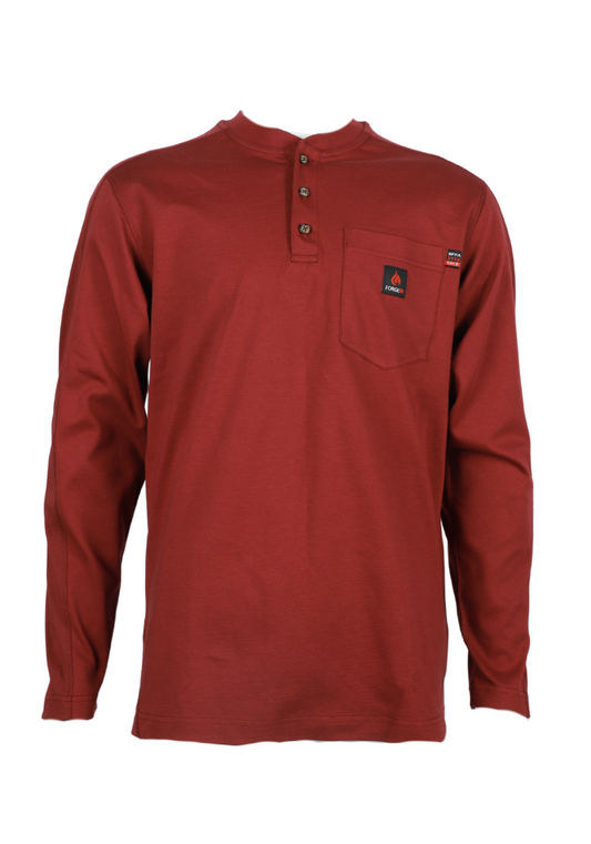FORGE FR MEN'S STRETCH HENLEY TEE ( Coming Soon )