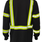 FORGE FR MEN'S HENLEY BLACK WITH TAPING