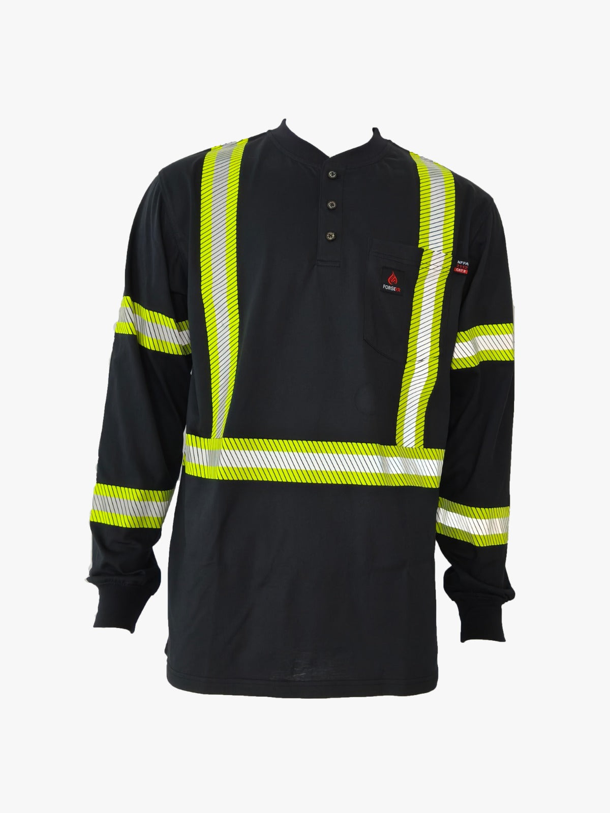 FORGE FR MEN'S HENLEY NAVY WITH TAPING