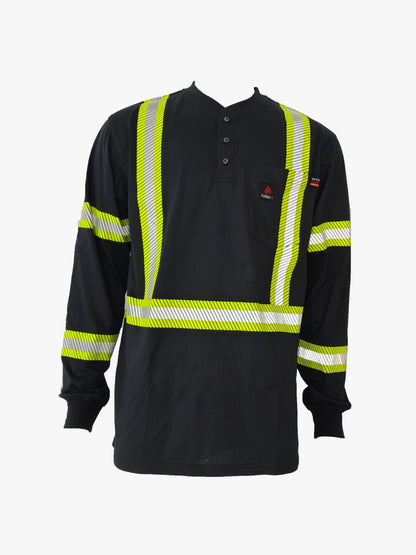 FORGE FR MEN'S HENLEY NAVY WITH TAPING