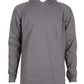 FORGE FR MEN'S CHARCOAL GREY HOODED TEE