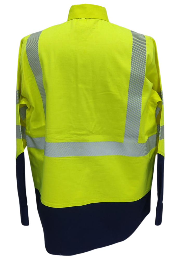 FPRGE FR  MEN'S YELLOW HI-VIS TWO TONE SHIRT