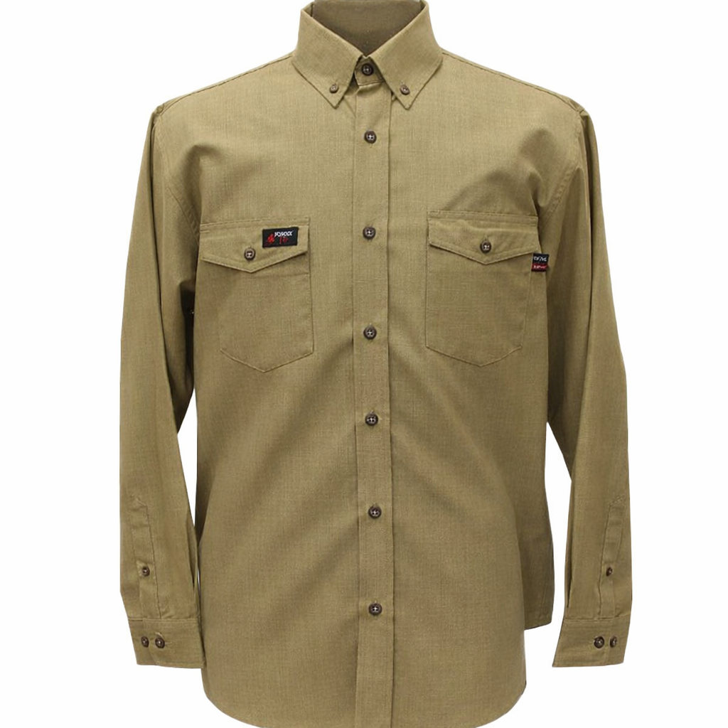 FORGE FR MEN’S IFR 4.7OZ KHAKI SHIRT
