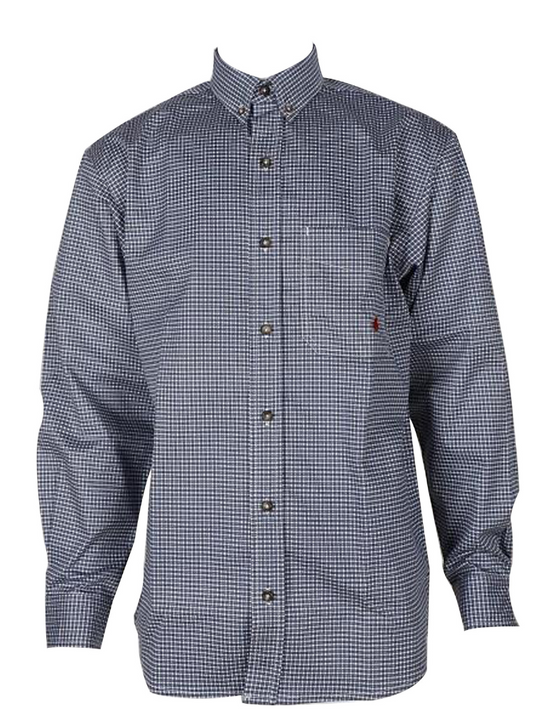 FORGE FR MEN'S PLAID LONG SLEEVE BUTTON SHIRT