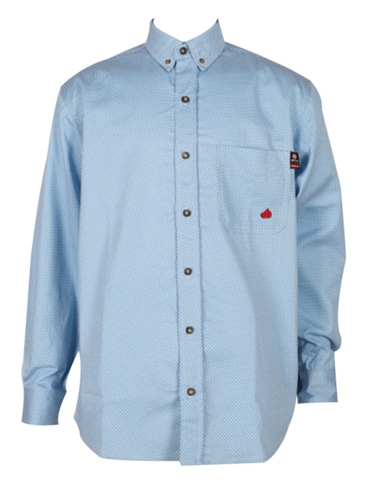 FORGE FR MEN'S PLAID LONG SLEEVE BUTTON SHIRT