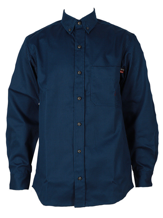 FORGE FR MEN'S PLAID LONG SLEEVE BUTTON SHIRT