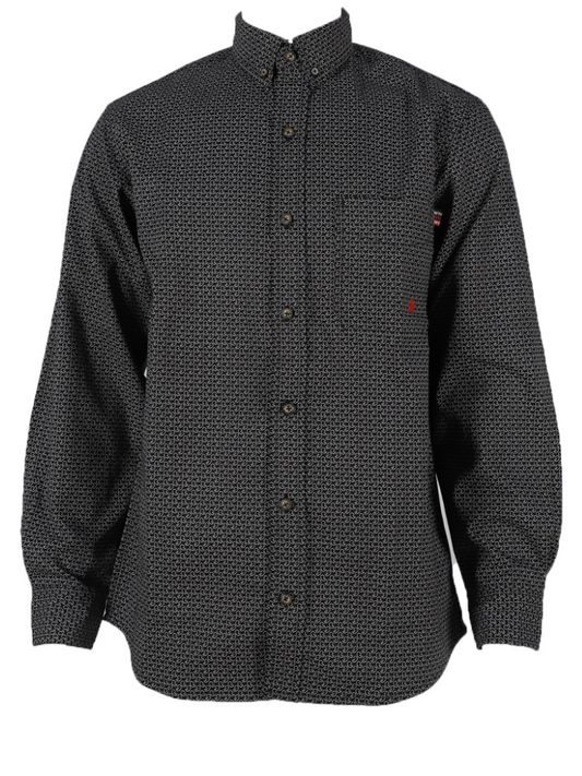 FORGE FR MEN'S PLAID LONG SLEEVE BUTTON SHIRT