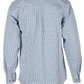FORGE FR MEN'Slight Blue PLAID LONG SLEEVE BUTTON SHIRT