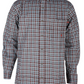 FORGE FR MEN'S Maroon PLAID LONG SLEEVE BUTTON SHIRT