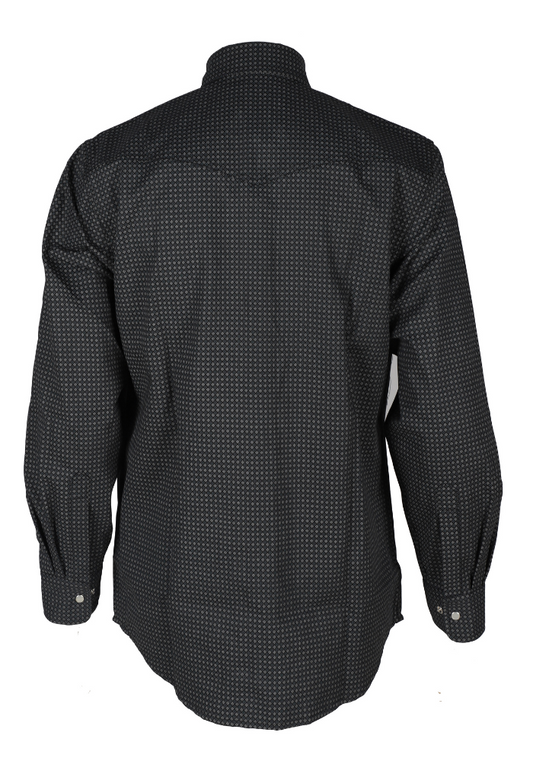 FORGE FR MEN'S PLAID LONG SLEEVE SNAPS SHIRT