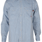 FORGE FR MEN'S PLAID LONG SLEEVE SNAPS SHIRT