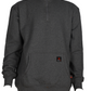 Forge Fr Men's Charcoal Grey High Neck ¼ Zip Sweater