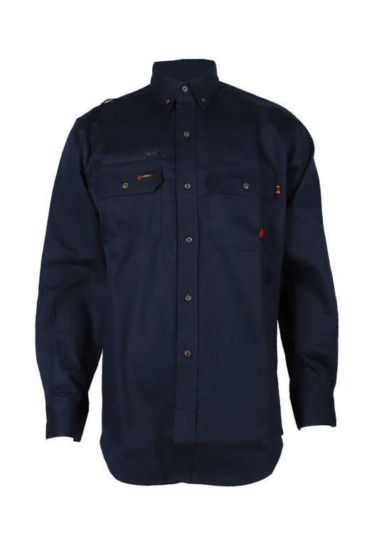 FORGE FR MEN'S  RIPSTOP VENT BUTTON SHIRT