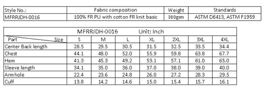 Forge Fr Men's Yellow hi-Vis Rain Jacket