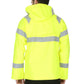 Forge Fr Men's Yellow hi-Vis Rain Jacket