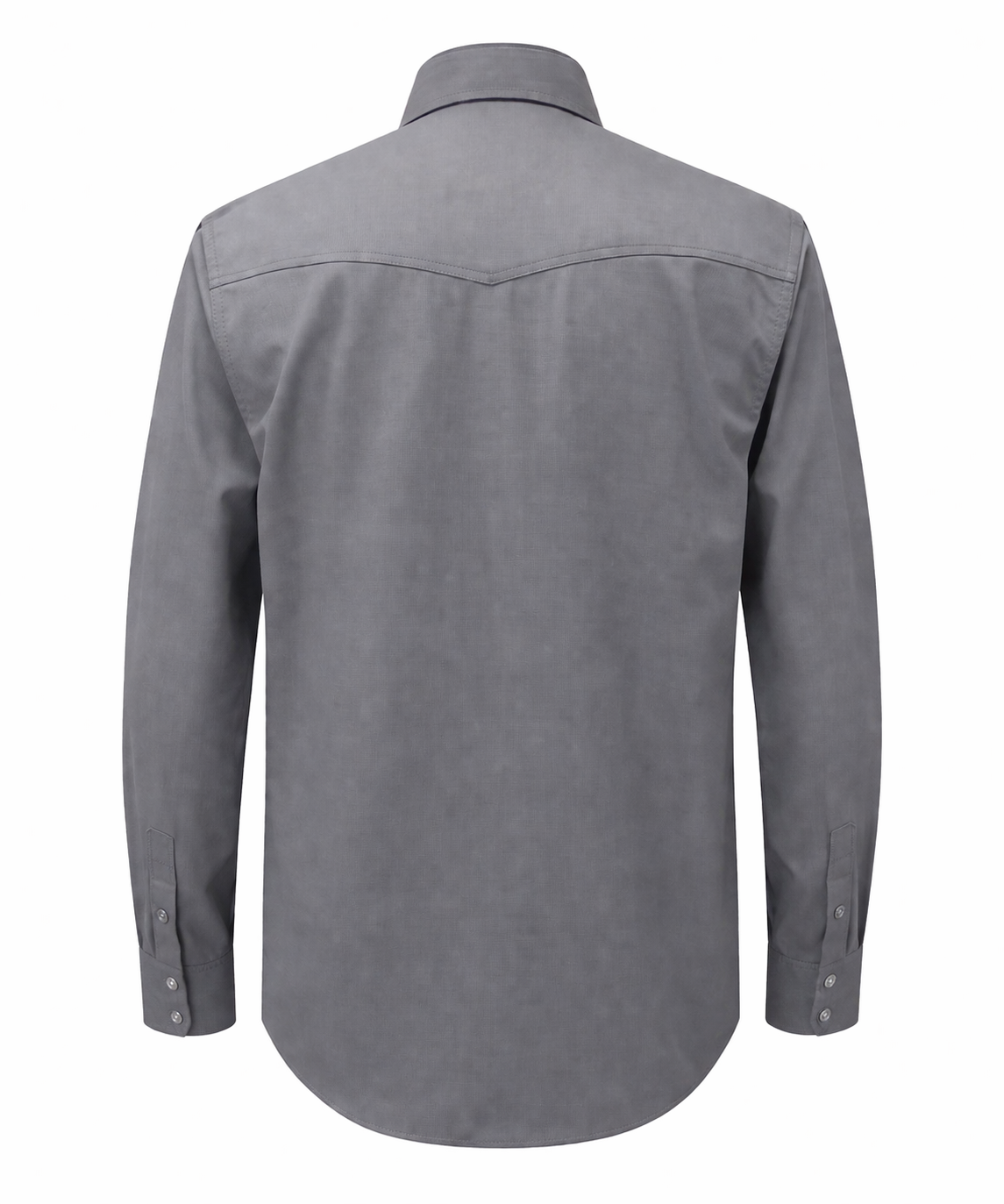 FORGE MEN’S FR SOLID DARK GREY SNAP SHIRT