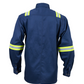 Forge FR Men's Navy Button Solid Taping Shirt
