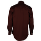 Forge Fr Men's Burgundy Plaid Printed Long Sleeve Shirt