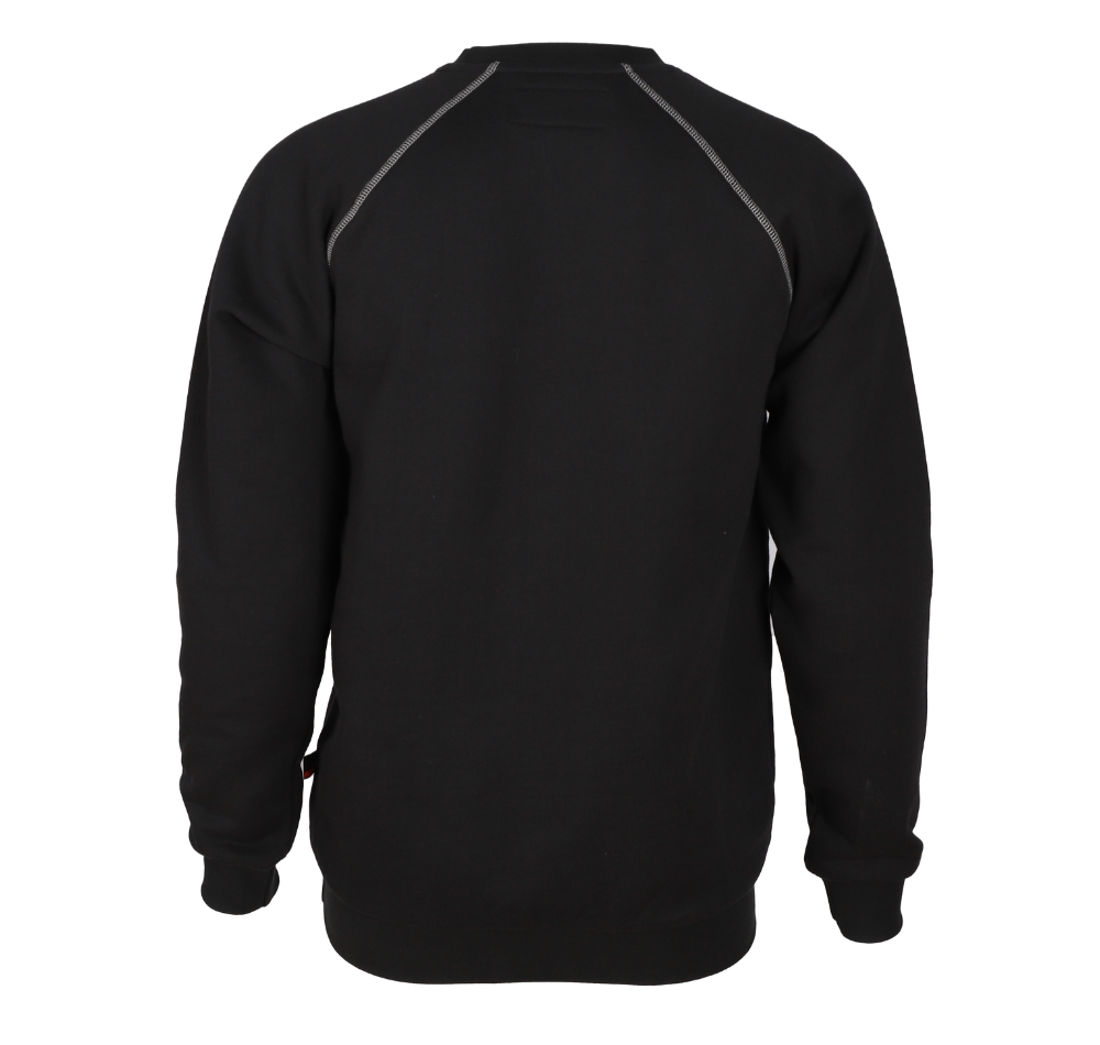 Forge Fr Men's Thermal Black T-Shirt With Contrast Stitching