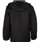 Forge Fr 	Me's Black Ripstop Insulated Jacket With Hood