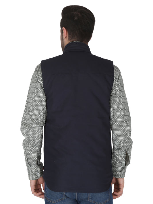 Forge Fr Men's Navy Canvas Duck Vest