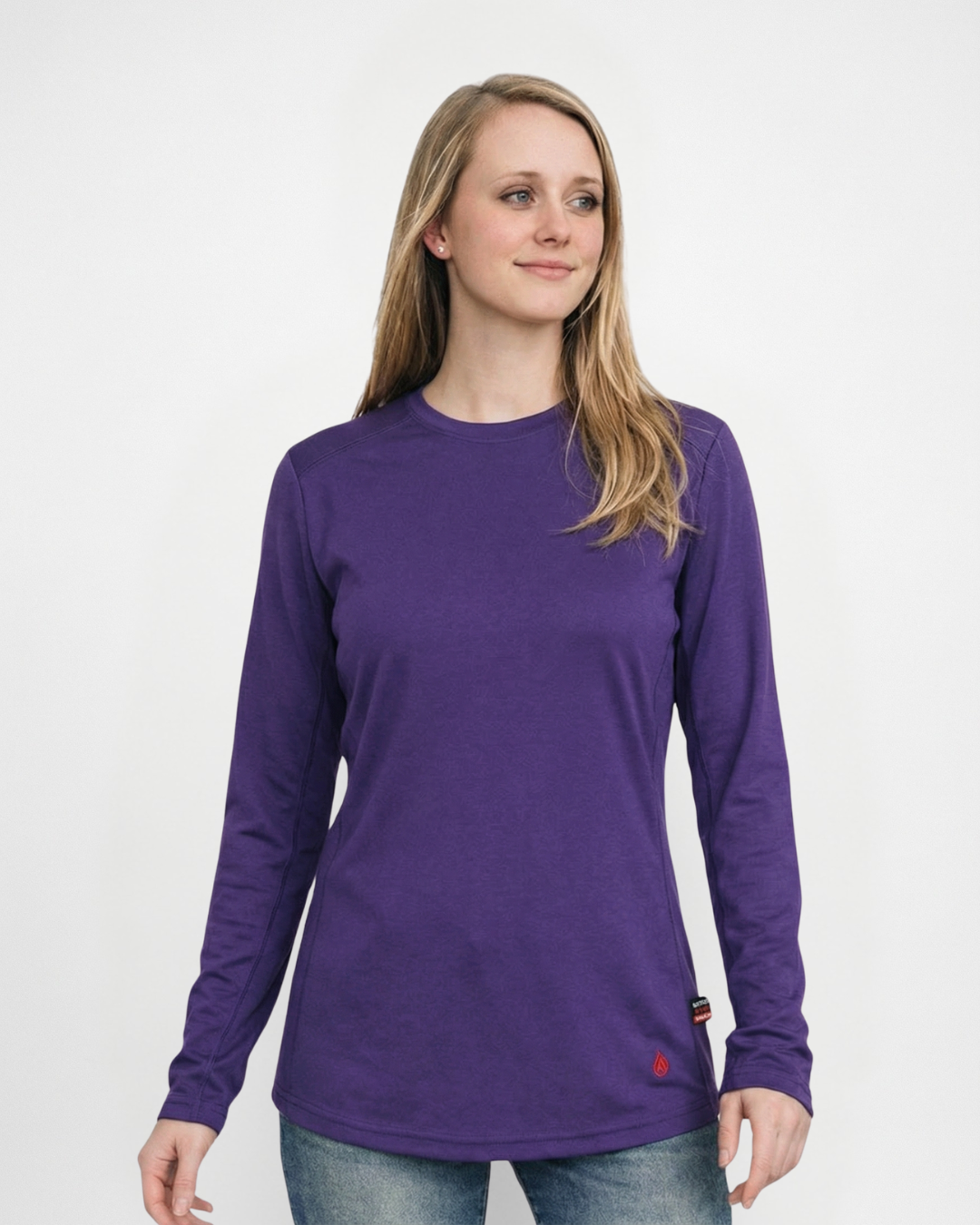 Forge Fr Women's Purple Crew Neck T-shirt