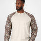 Forge Fr Men's Sand Camo Crew Neck Long Sleeve T-shirt