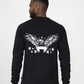 Forge Fr Men's Eagle print Black Long Sleeve T-shirt