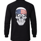 Forge Fr Men's Skull Print Black Long Sleeve T-shirt
