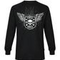 Forge Fr Men's Graphic Printed Navy Long Sleeve T-shirt