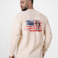 Forge Fr Men's Beige Graphic Printed  Long Sleeve T-shirt