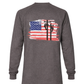 Forge Fr Men's Graphic Printed  Charcoal Grey Long Sleeve T-shirt
