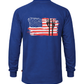 Forge Fr Men's Indigo Graphic Printed  Long Sleeve T-shirt