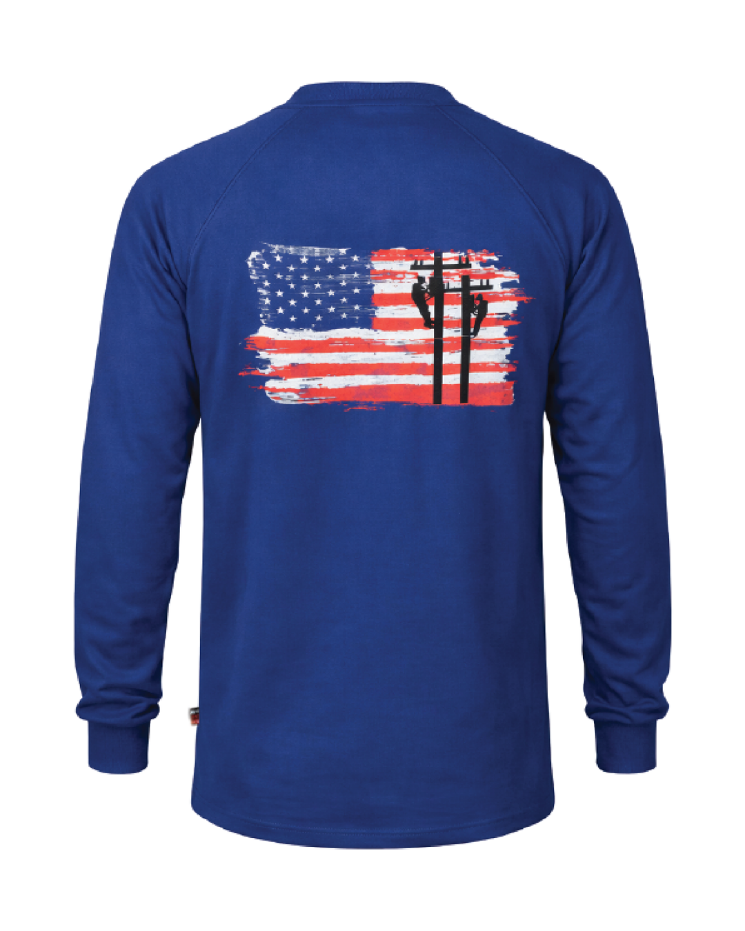 Forge Fr Men's Indigo Graphic Printed  Long Sleeve T-shirt