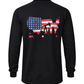Forge Fr Men's Graphic Printed Jet Black Long Sleeve T-shirt