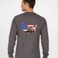 Forge Fr Men's Graphic Printed  Grey Long Sleeve T-shirt