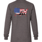 Forge Fr Men's Graphic Printed  Grey Long Sleeve T-shirt