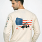 Forge Fr Men's Sand Graphic Printed  Long Sleeve T-shirt