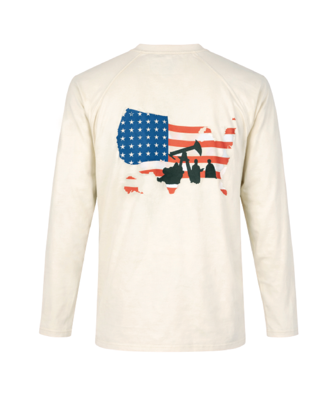 Forge Fr Men's Sand Graphic Printed  Long Sleeve T-shirt