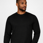Forge Fr Men's Black Graphic Printed  Long Sleeve T-shirt