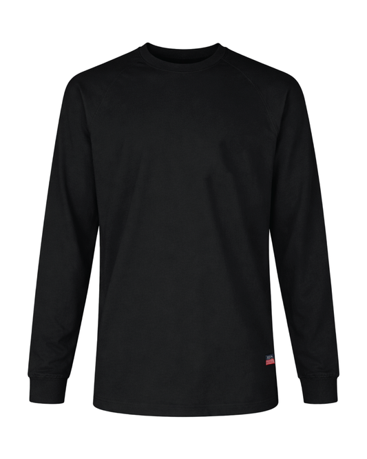 Forge Fr Men's Black Graphic Printed  Long Sleeve T-shirt