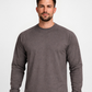 Forge Fr Men's Graphic Printed Charcoal Grey Long Sleeve T-shirt