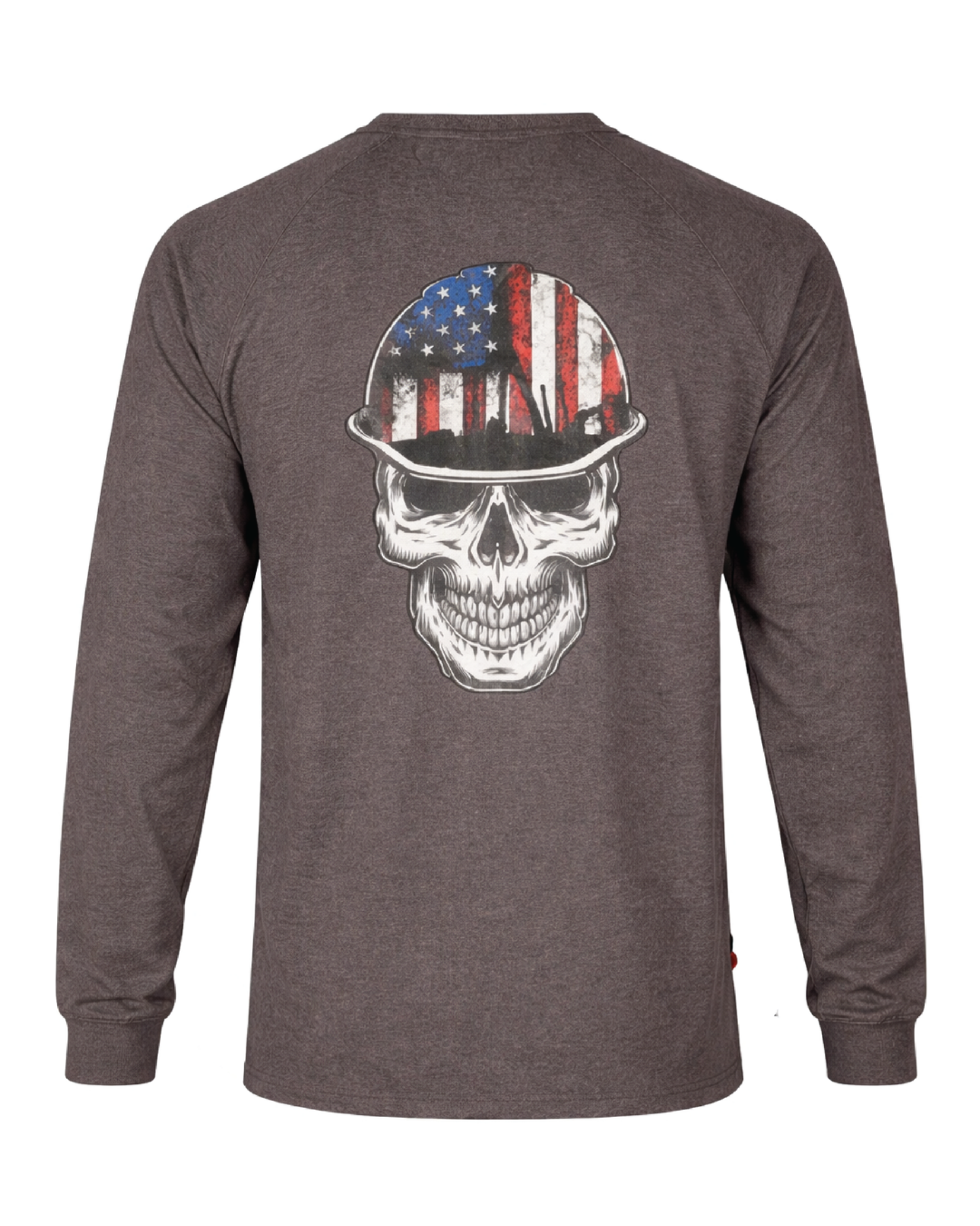 Forge Fr Men's Graphic Printed Charcoal Grey Long Sleeve T-shirt