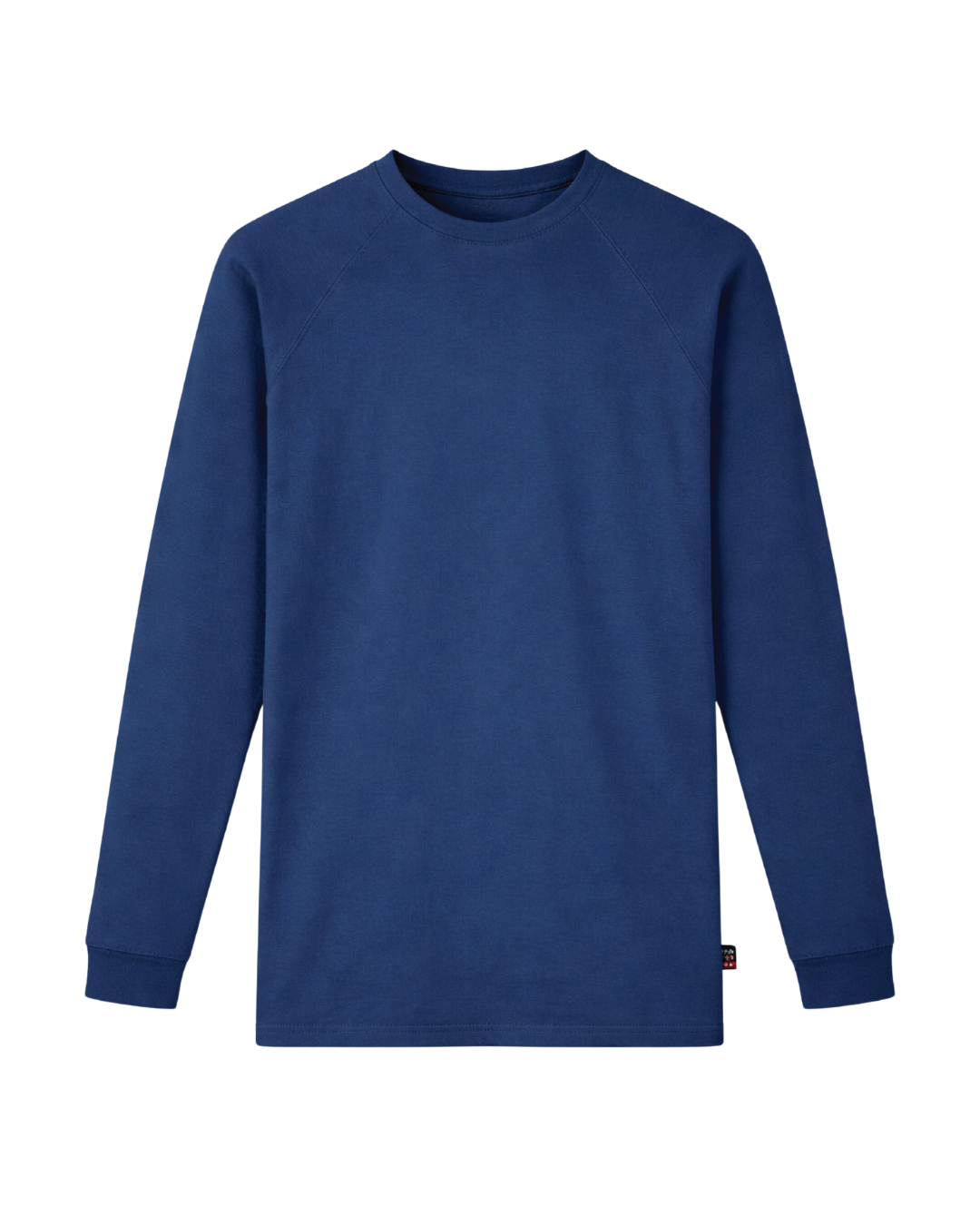Forge Fr Men's Graphic Printed Indigo Long Sleeve T-shirt